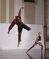PHOTO BY STEVE LABUZETTA - Norwood Pennewell and Keisha Clarke dancing DANCECOLLAGEFORROMIE.