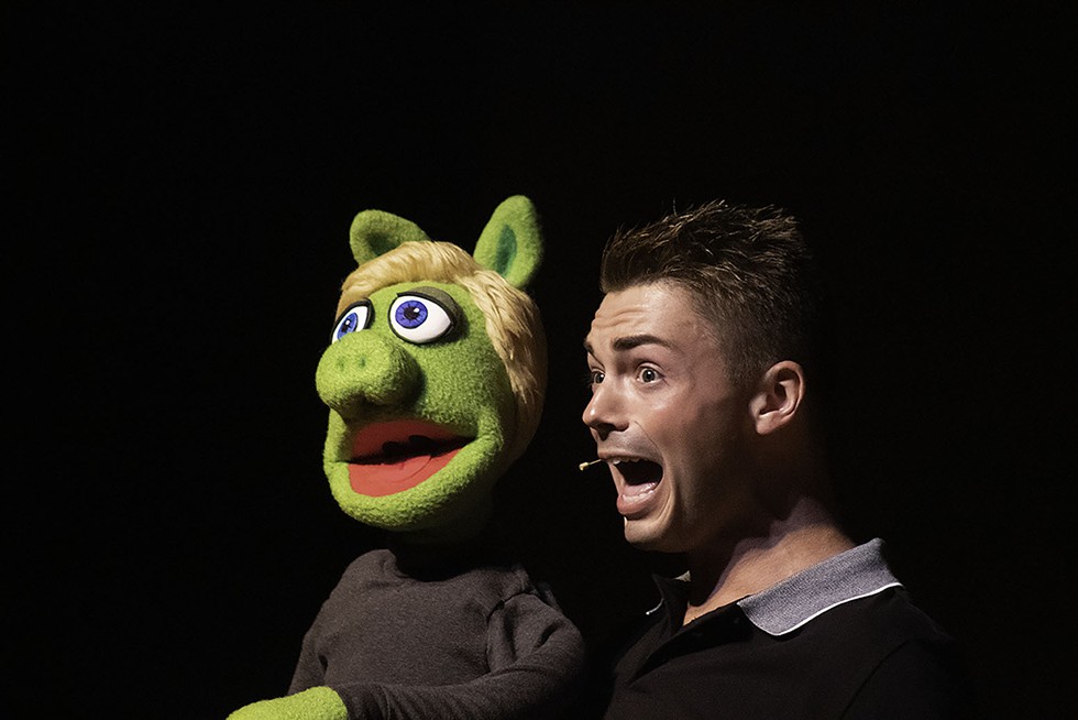 "Frogpig," presented by Joel Swanson. - PHOTO BY ASHLEIGH DESKINS