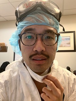 Dr. Jeffrey Le, a Rochester-area native, practices medicine in New York City, the epicenter of coronavirus in the United States. - PROVIDED BY DR. JEFFREY LE