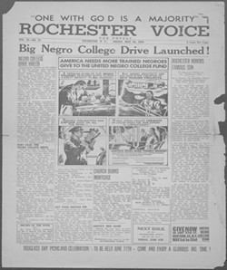 The May 26, 1944 edition of Rochester Voice included an article about a concert held in tribute to composer R. Nathaniel Dett. - PROVIDED IMAGE