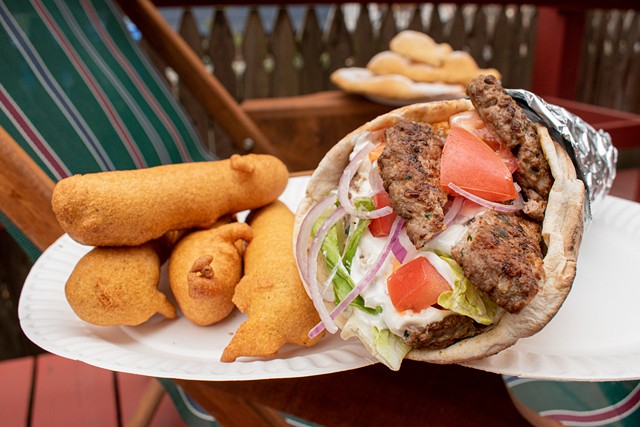 Recreate some of your festival food faves at home — it's easier than you think! Try your hand at corn dogs, gyro pitas, and even fried dough. - PHOTO BY JACOB WALSH