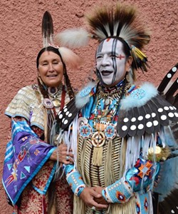 Shelley Morningsong (Northern Cheyenne) and Fabian Fontenelle (Zuni/Omaha) are headliners for this year's Indigenous Music & Arts Festival at Ganondagan.