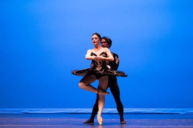 Florrie Geller and Ryo Munakata in Rochester City Ballet's "Swan Lake." - PHOTO BY MATT BURKHARTT