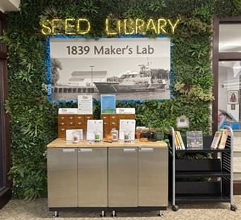 The Irondequoit Public Library recently opened a seed library where patrons can get free seeds for their gardens. - PHOTO PROVIDED BY IRONDEQUOIT PUBLIC LIBRARY