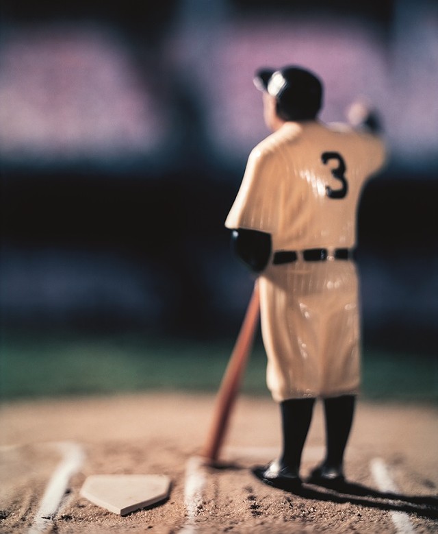 Untitled 2003 image from David Levinthal's "Baseball" series of photographs. - PHOTO COURTESY GEORGE EASTMAN MUSEUM