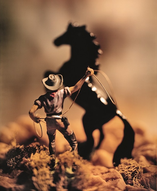 Untitled 1989 image from David Levinthal's "Wild West" series of photographs. - PHOTO COURTESY GEORGE EASTMAN MUSEUM
