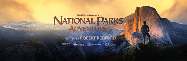 National Parks Adventure is presented with open captioning on Saturdays and when requested.