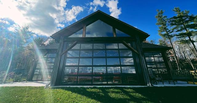The Pavilion at Point of the Bluff Vineyards on Keuka Lake.