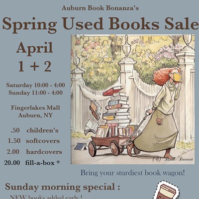 Spring Used Books Sale at Auburn Book Bonanza (Finger Lakes Mall, Auburn)